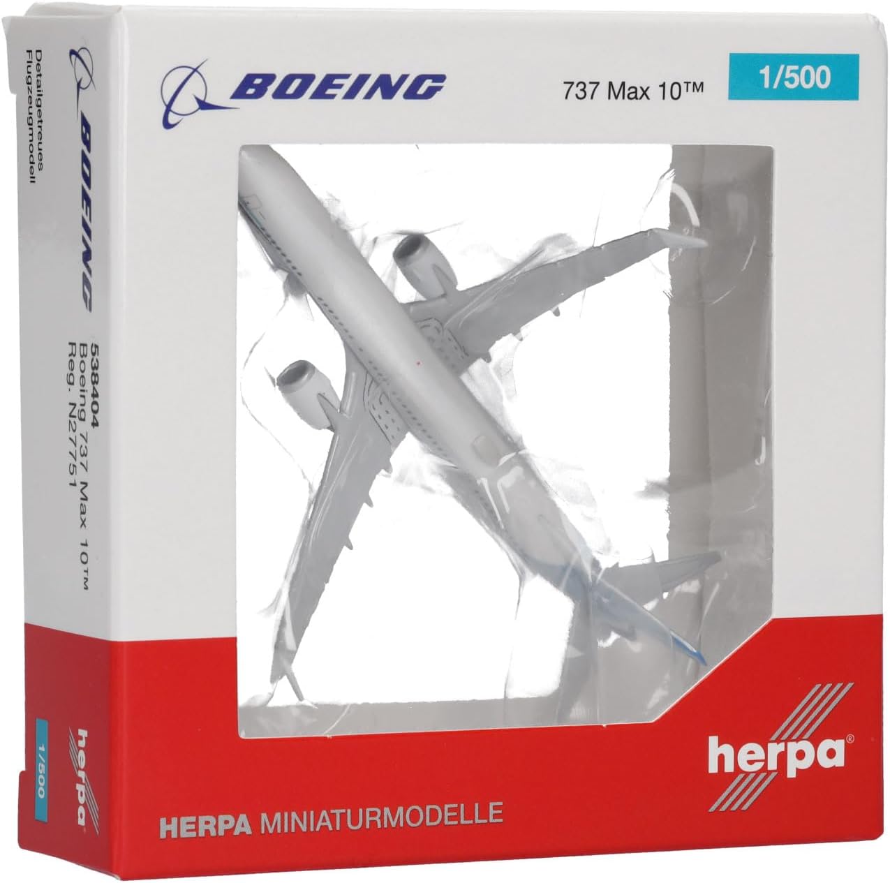 Boeing 737 Max 10 Flugzeugmodell metall – Bild 5