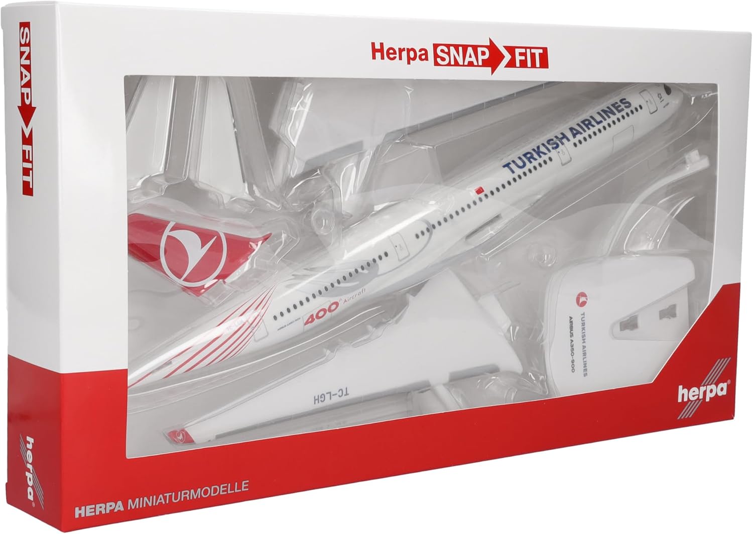 Herpa Airbus A350-900 Turkish Airlines Flugzeugmodell – Bild 5