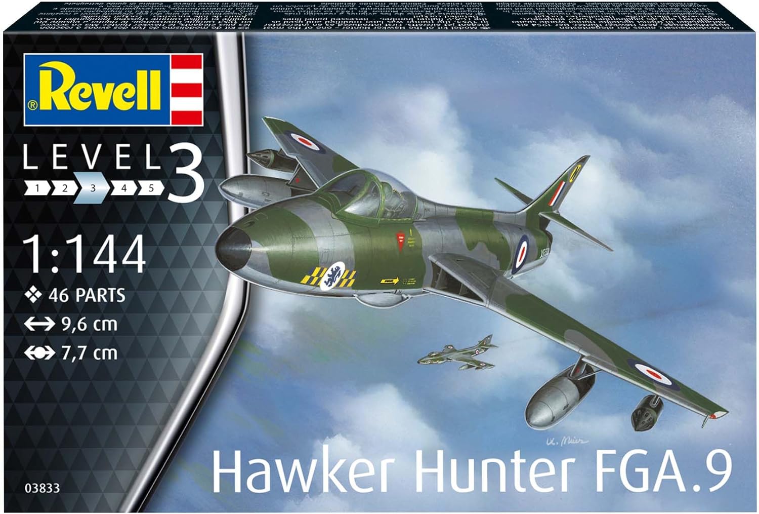 Hawker Hunter Flugzeugmodell von Revell – Bild 2