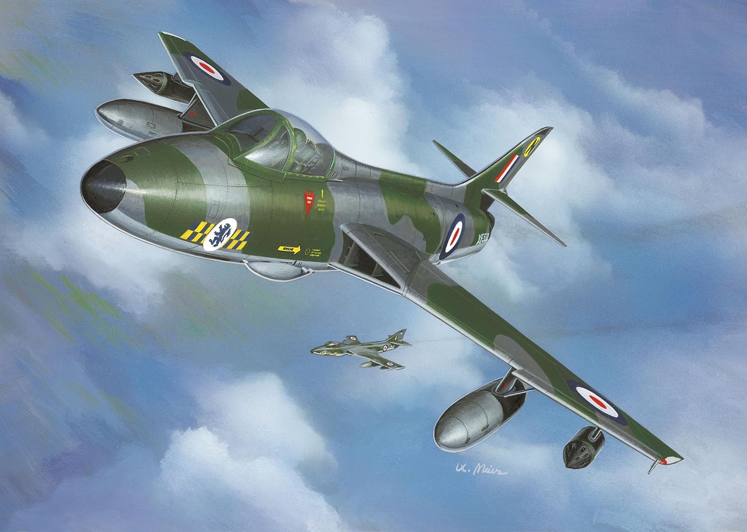 Hawker Hunter Flugzeugmodell von Revell – Bild 7