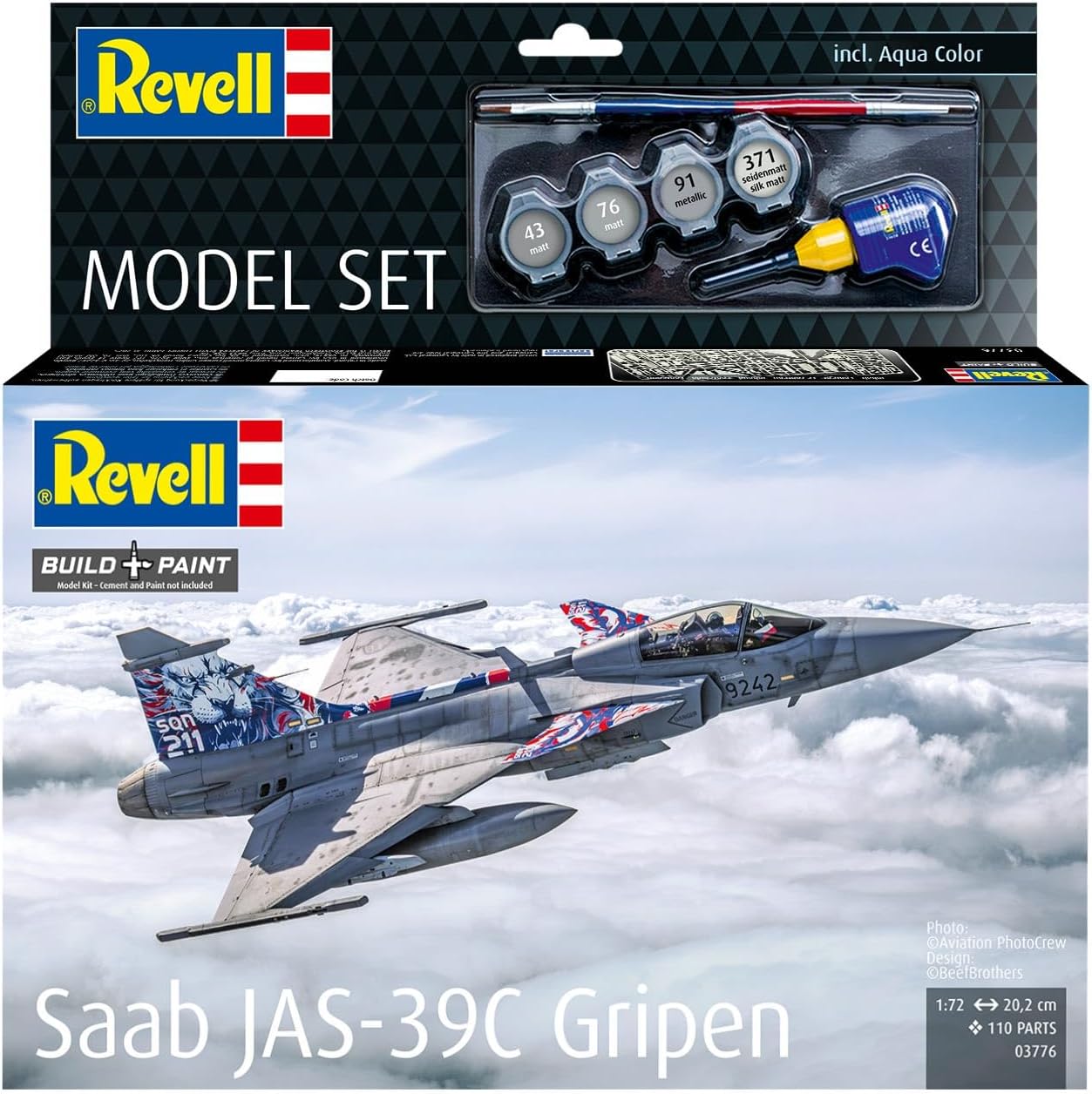 Revell modellbausatz saab jas-39c gripen – Bild 2
