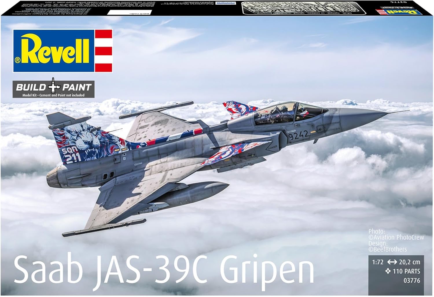 Revell Saab Gripen Modellbausatz im Maßstab – Bild 2